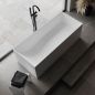 Preview: Freistehende Badewanne LUNA STONE Mineralguss